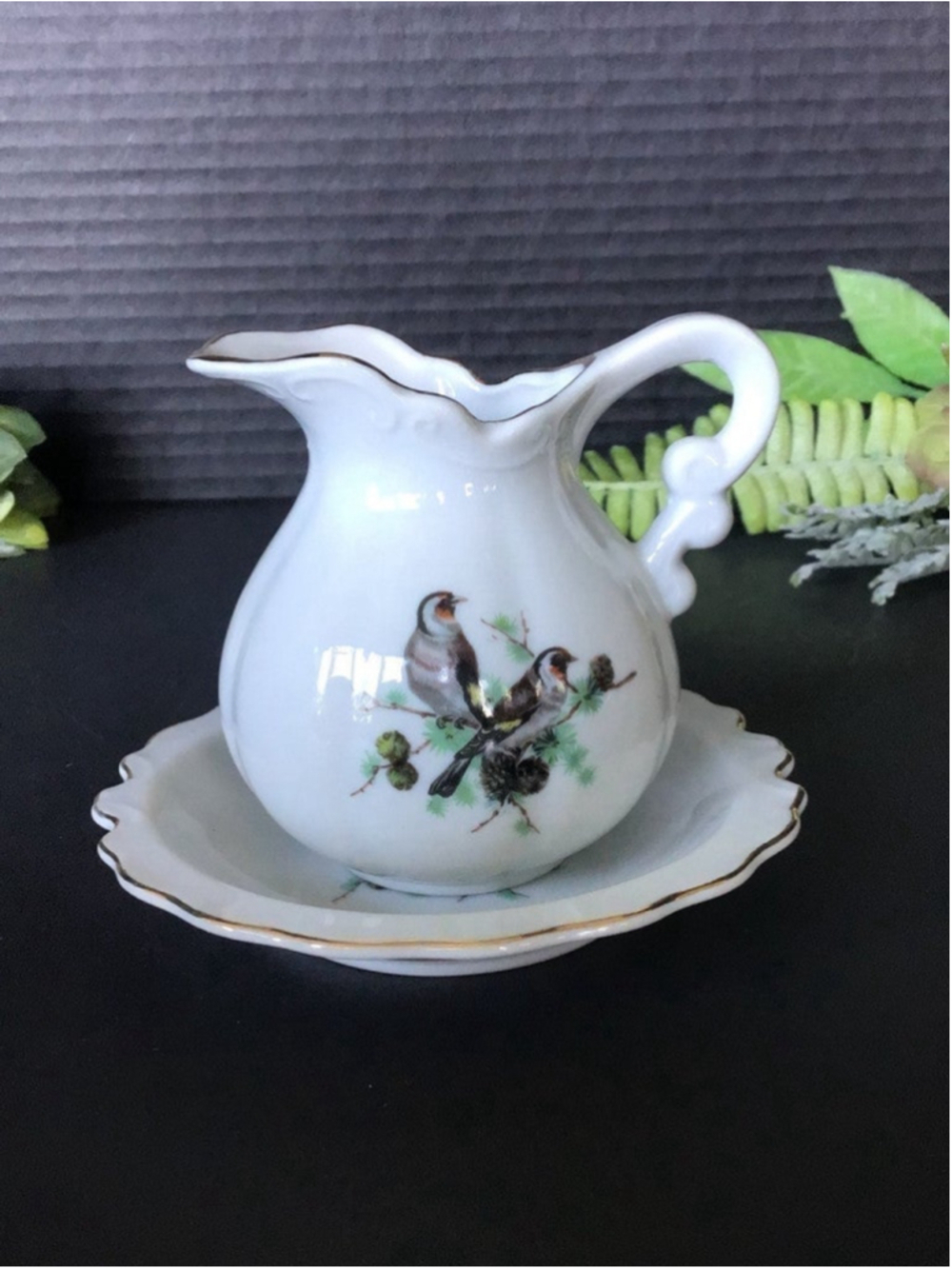 Vintage Miniature Pitcher and Bowl Set Japan #145